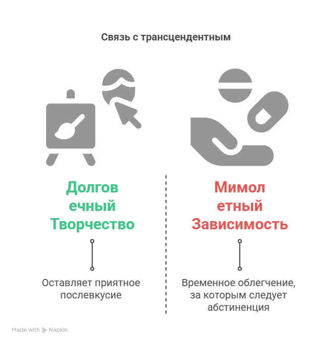 связь с трансцендентным у зависимых от химических веществ